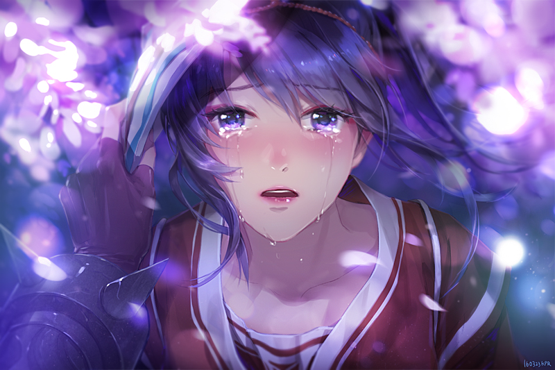 Ảnh sad anime girl