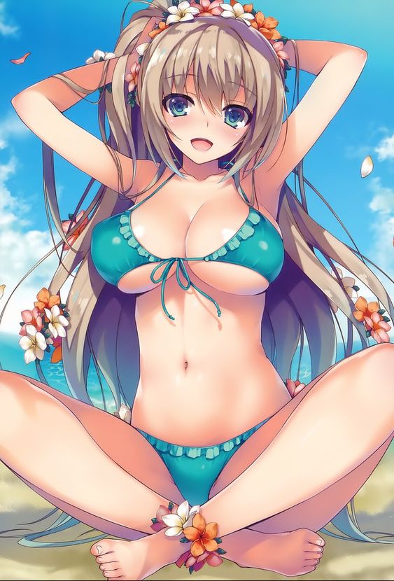 Ảnh gái anime mặc bikini