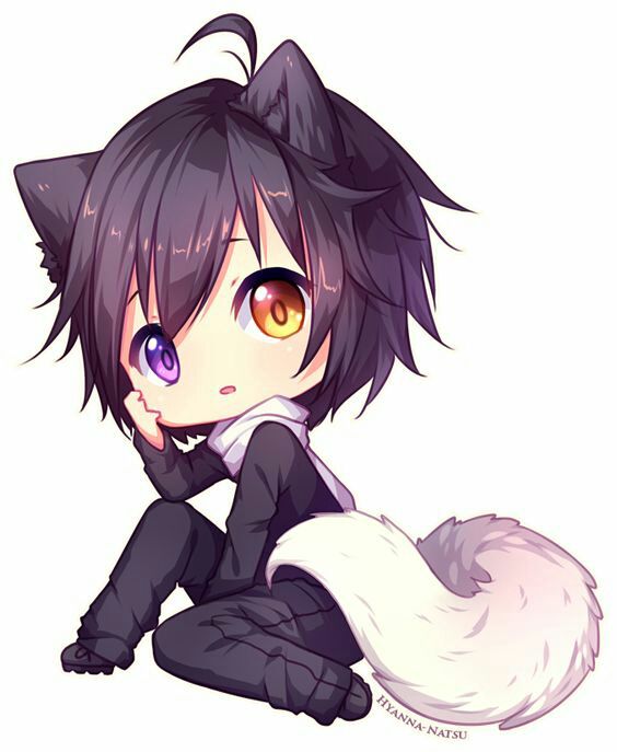 Ảnh anime chibi người sói cưng xỉu