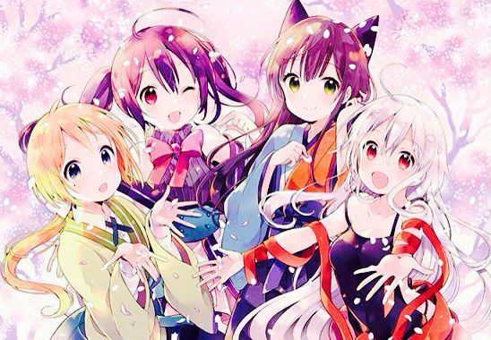 ảnh anime 4 người bạn thân