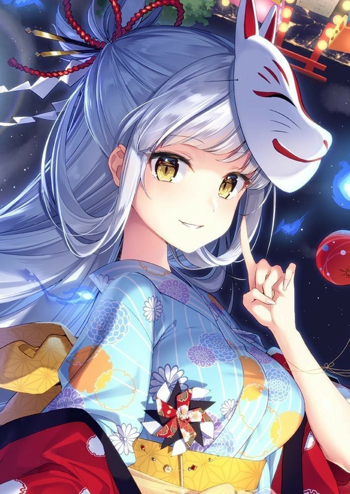 Ảnh anime mặc kimono xinh nhất