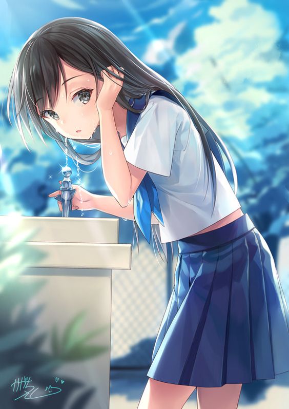 Ảnh anime girl dễ thương, cute, đáng yêu