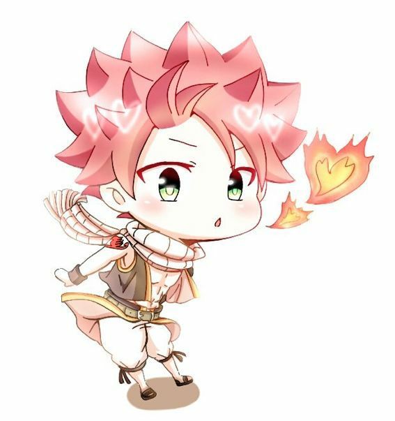 Ảnh anime natsu chibi dễ thương, đáng yêu