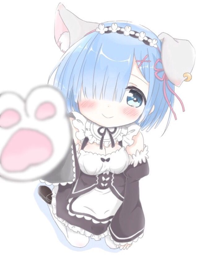 Ảnh anime cực cute, đáng yêu của rem