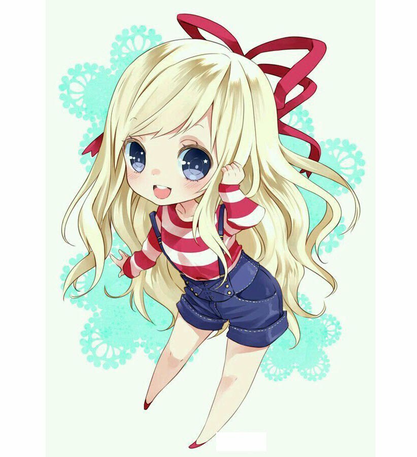 Hình ảnh anime chibi girl đáng yêu cute dễ thương