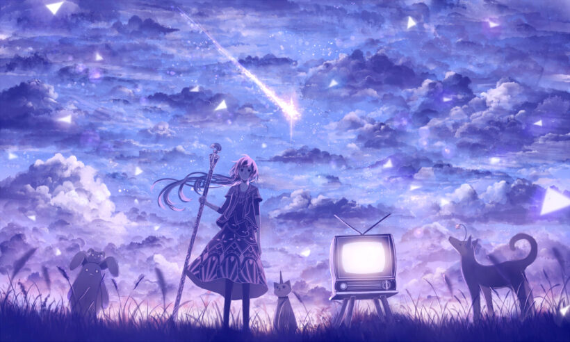 Hình nền galaxy anime