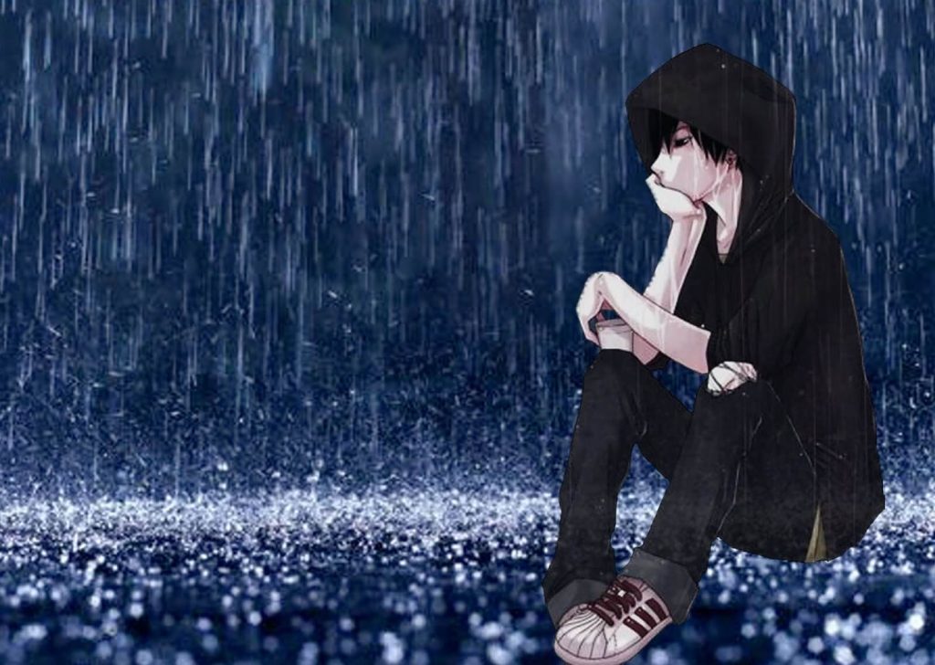 Hình sad boy anime