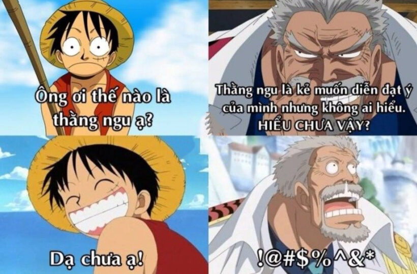 Hình ảnh chế One Piece hài hước, mới nhất