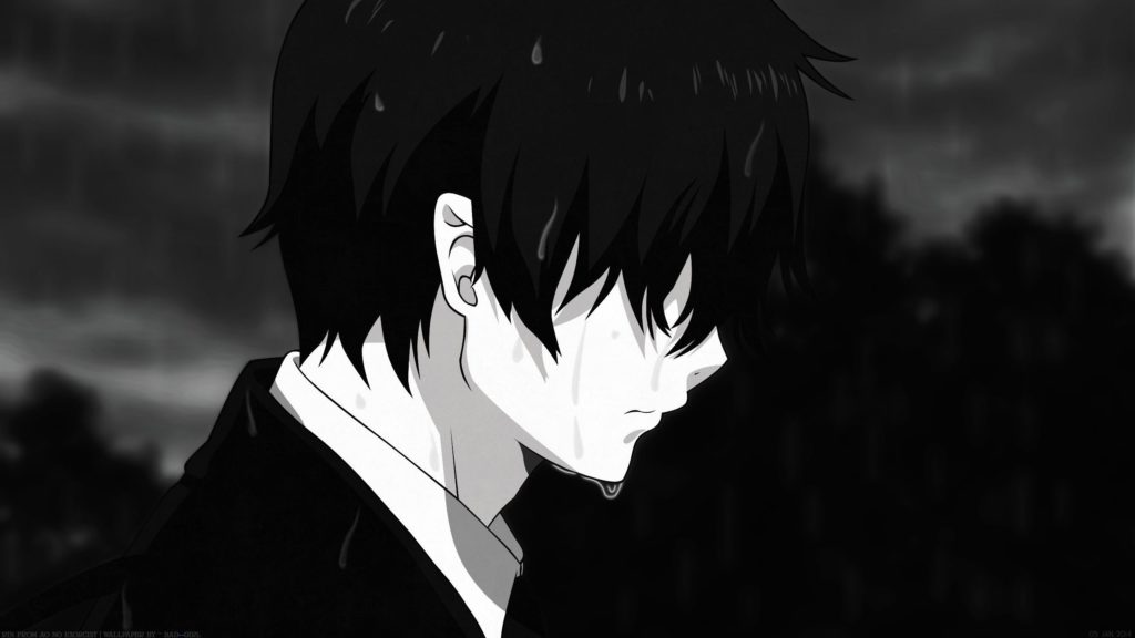 ảnh anime sad boy