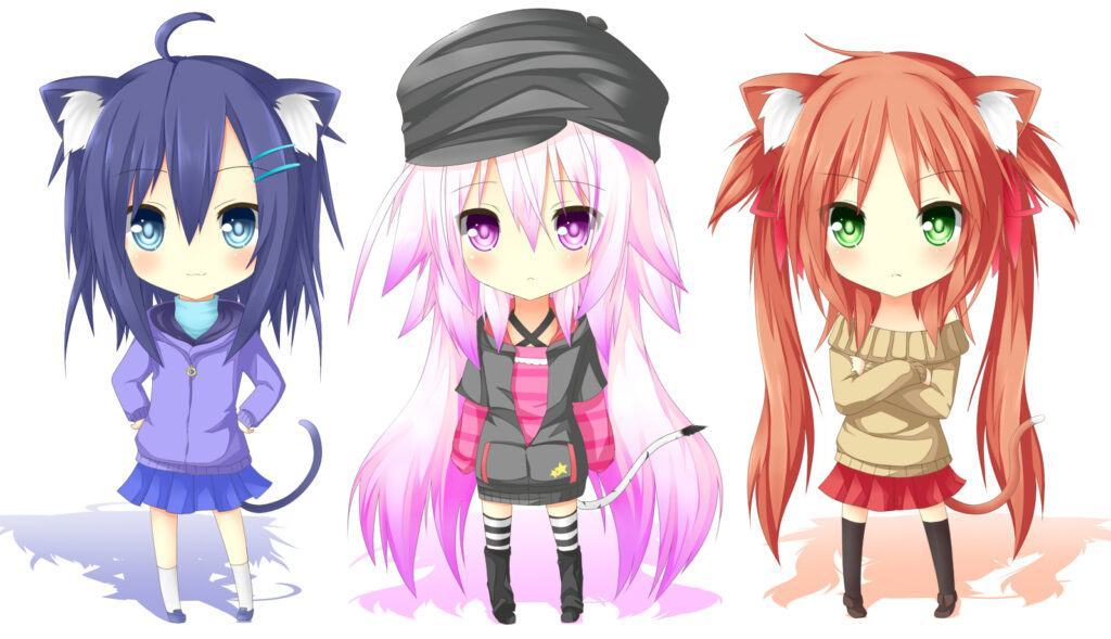 Hình nền Anime chibi dễ thương