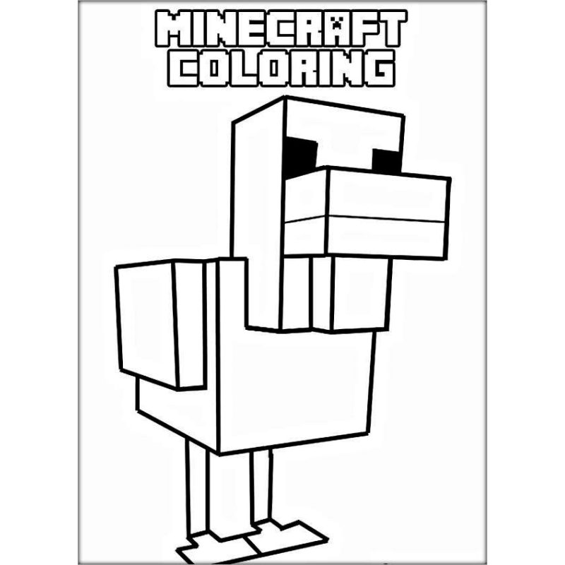 Cuộc Sống Trên Đảo Minecraft Hòn Đảo Với Cây Cối Và Động Vật Để Tô Màu