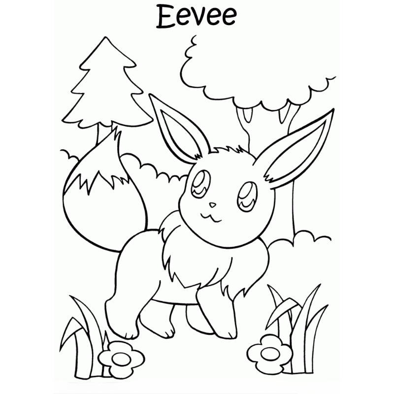 Hướng Dẫn Tô Màu Pokemon Eevee Cho Người Mới Bắt Đầu