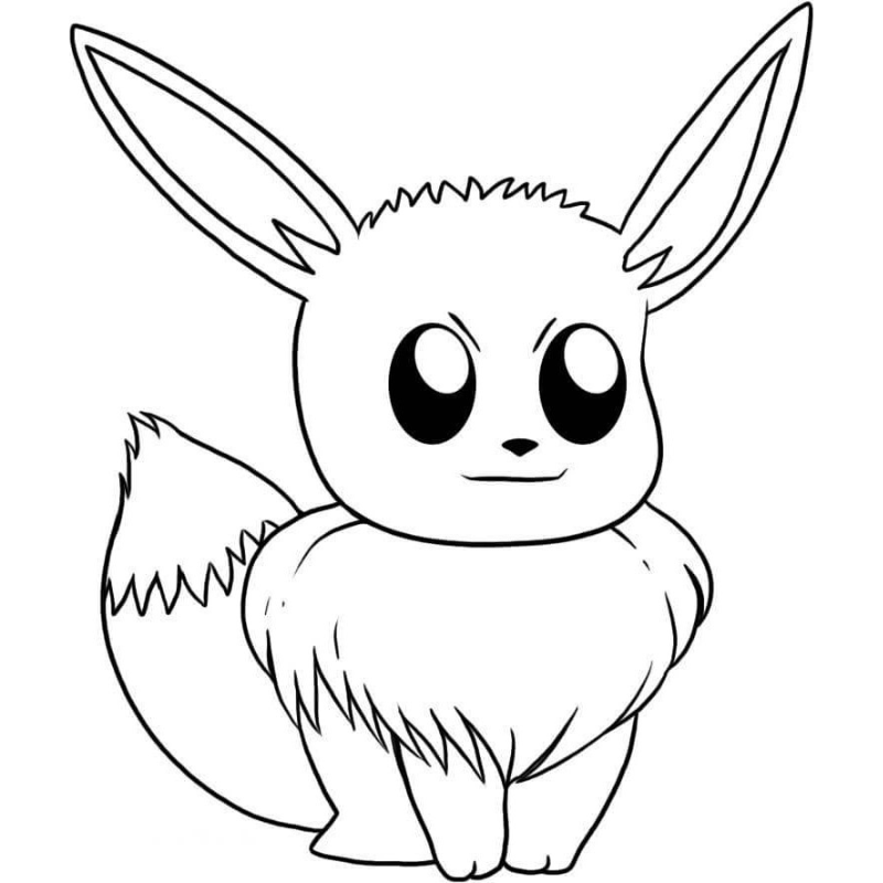 Mẹo Tô Màu Pokemon Eevee Để Phát Triển Kỹ Năng Tinh Tế