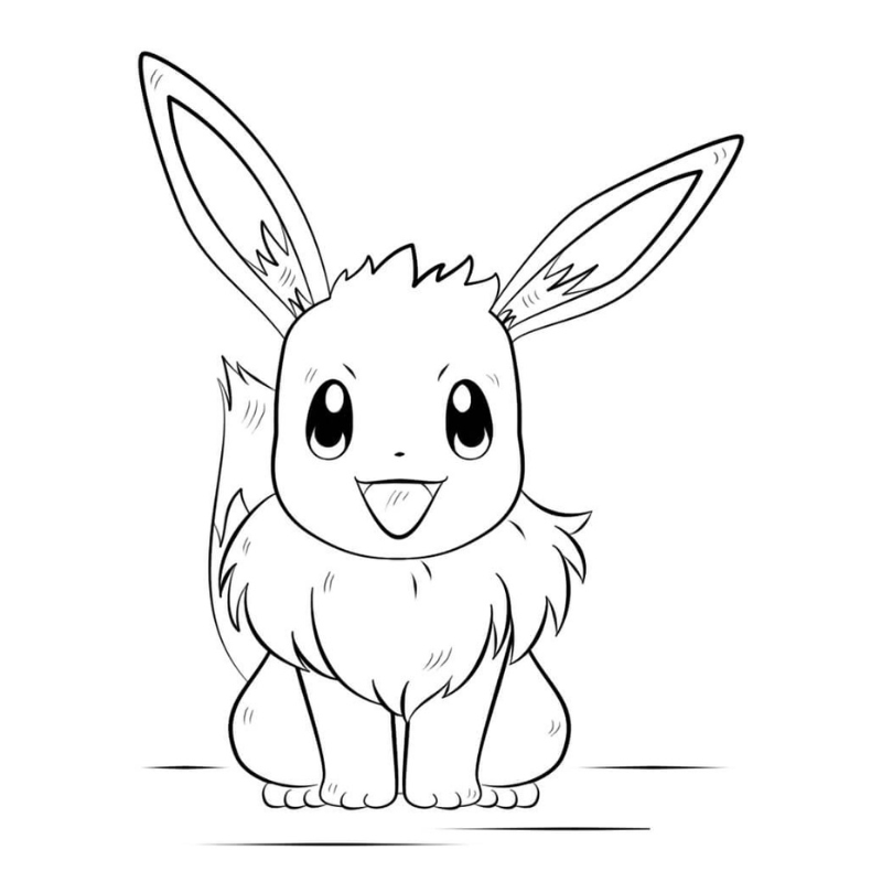 Tạo Hình Ảnh Độc Đáo Với Tranh Tô Màu Pokemon Eevee